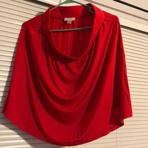 Loft mini skirt, red.